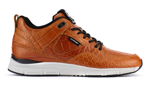 The 35 LX: Brown Croc/White