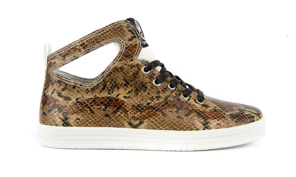 Womens Uno SP: Pastel Brown/White