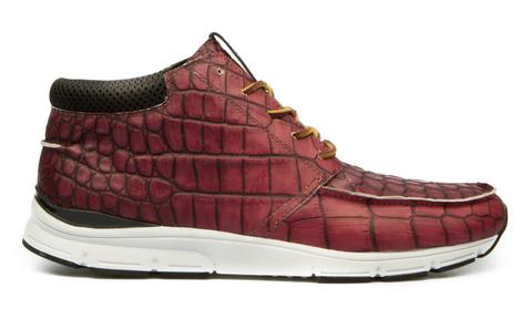 The 28 Lite MP: Maroon Croc/White