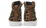 Womens Uno CP: Olive Leopard/White